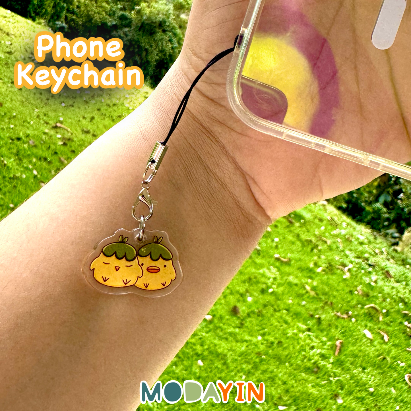 Phone charm " Cute Chickens "