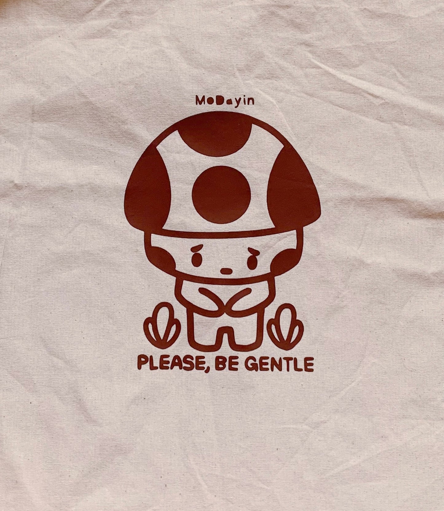 Tote bag "Mushroom-Please, be gentle"