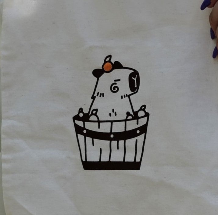 Tote Bag "Capybara bath"