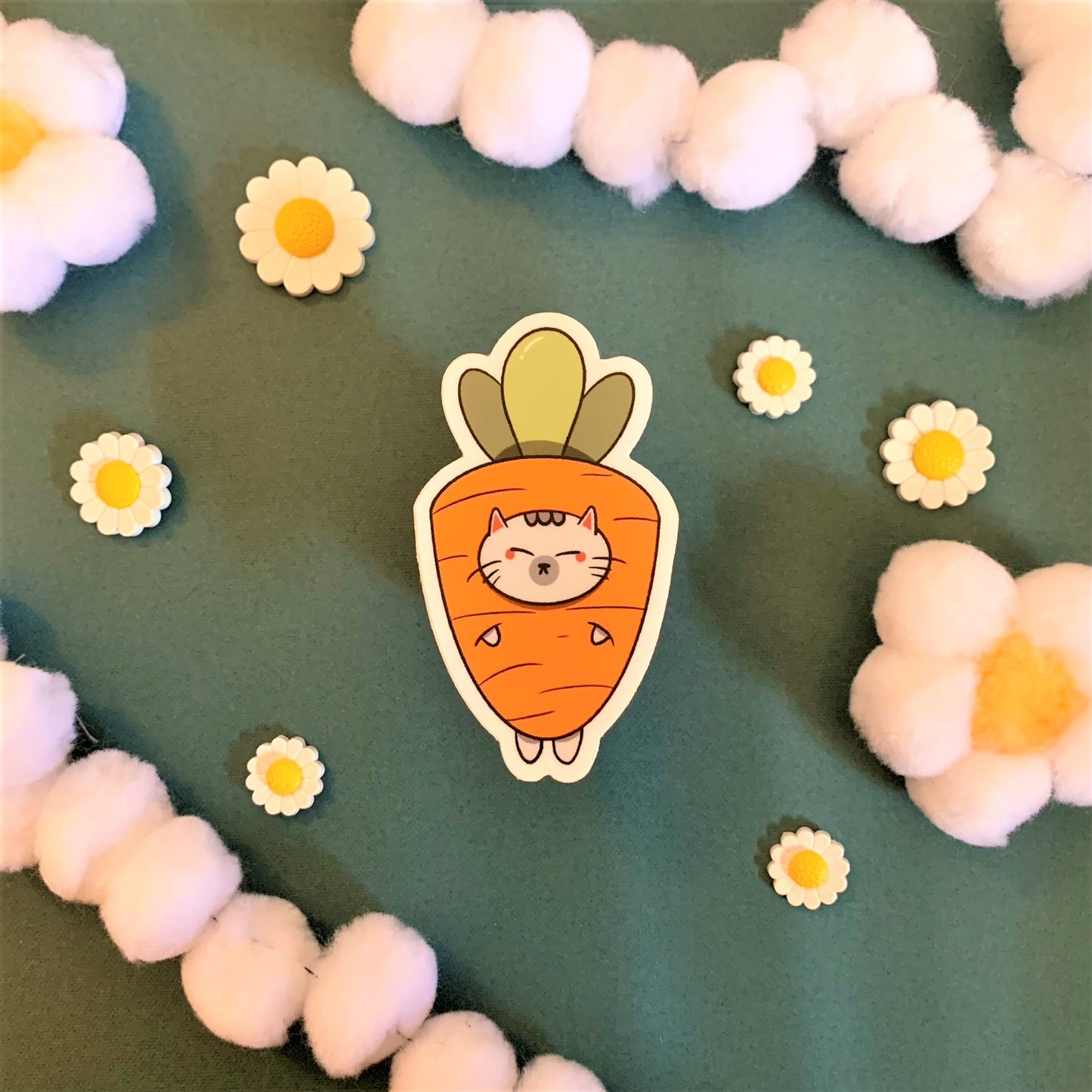 Sticker Carrot cat