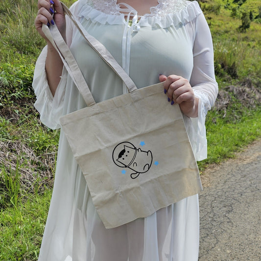 Tote bag "astronaut cat"