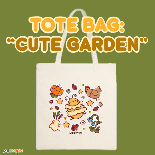 Tote Bag “ Cute Garden”