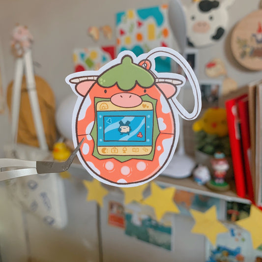Sticker Tamagotchi strawberry