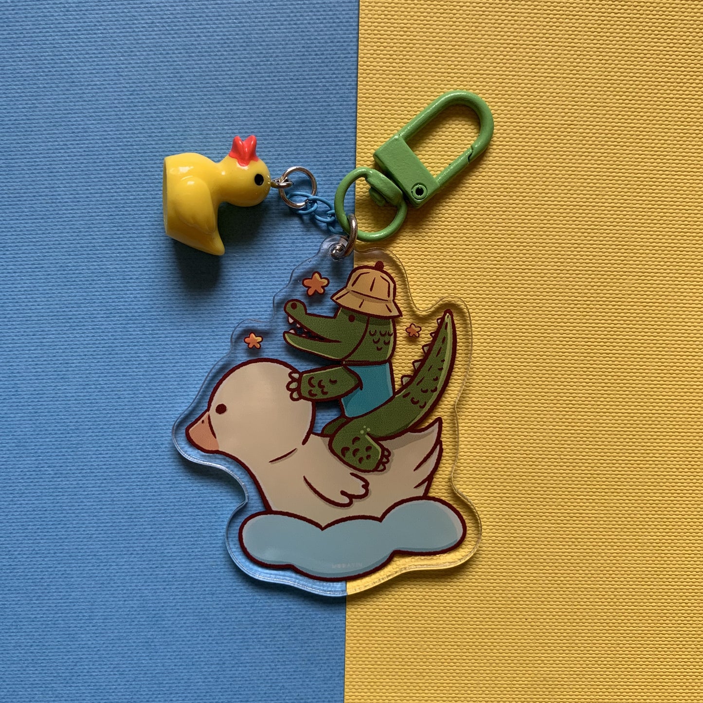 Keychain "Cute alligator"