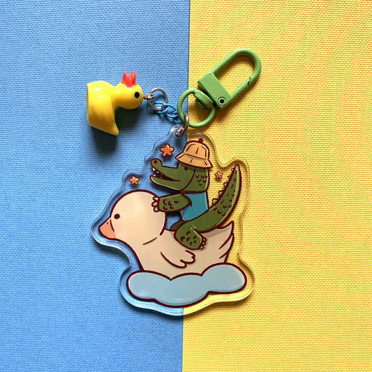 Keychain "Cute alligator"