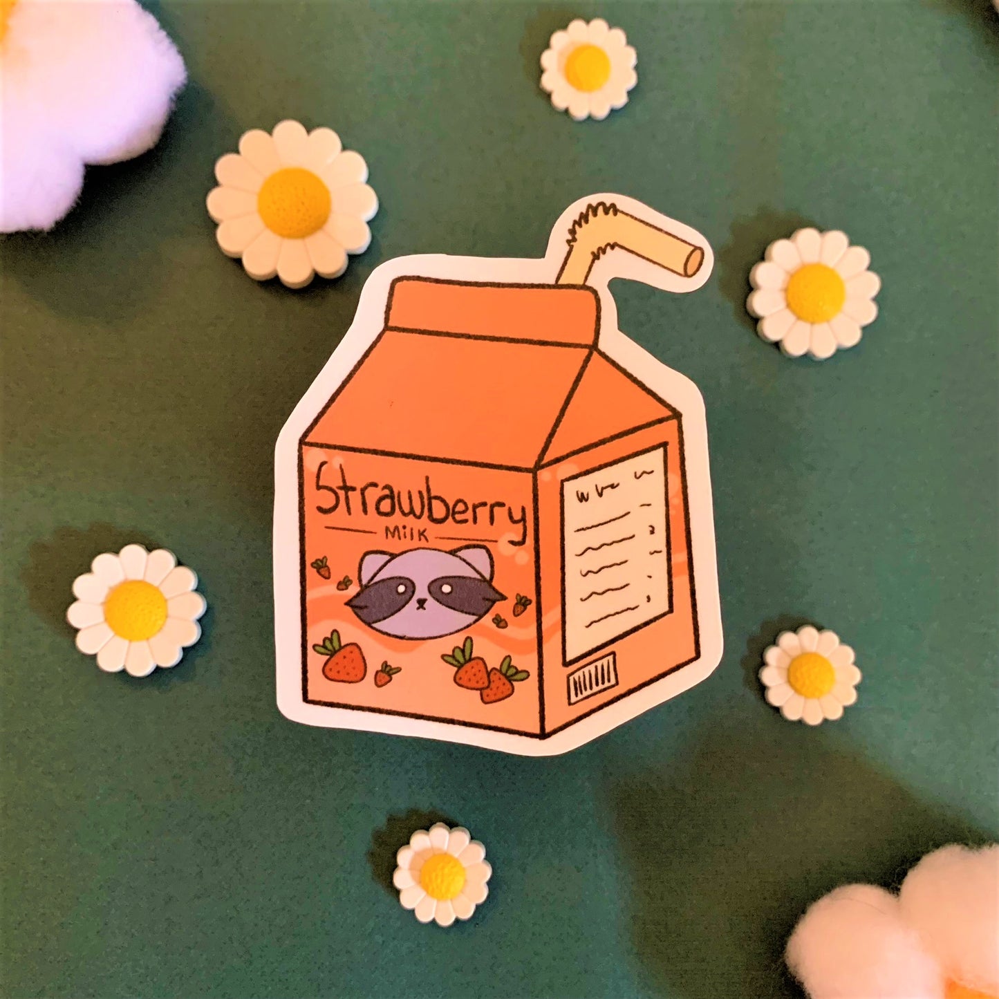 Sticker set of 3 "Cute Milk box"