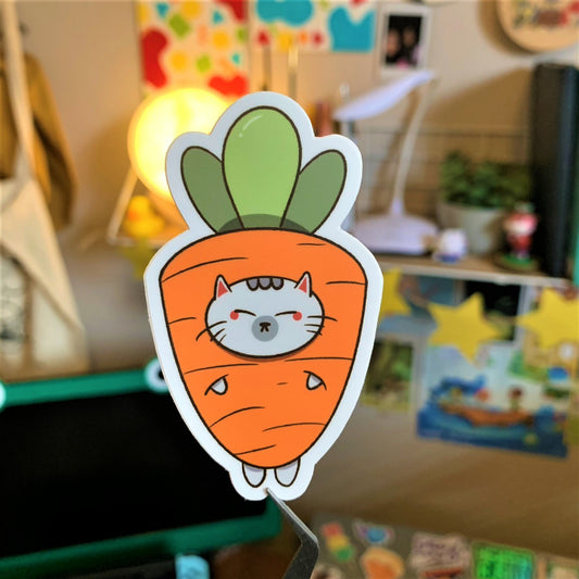 Sticker Carrot cat